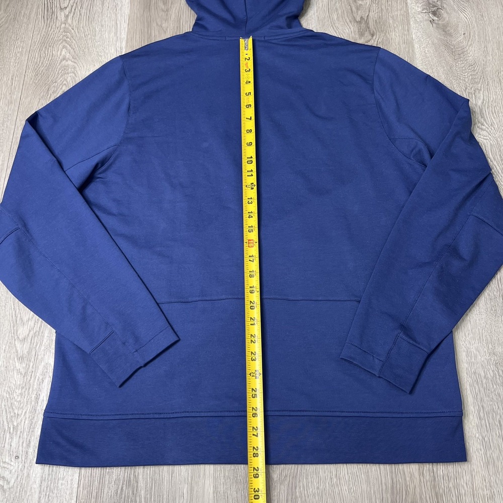 B.Draddy Proctor 1/4 Zip Pullover Hoodie Mens Size Xtra Large Blue - Picture 7 of 8